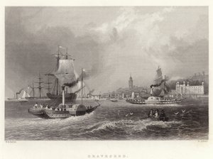 mezarlık by William Henry Bartlett