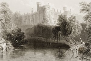 Kilkenny Kalesi, County Kilkenny, İrlanda, George Virtue, 1860