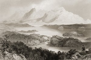 Garromin Gölü, Connemara, Galway İlçesi, George Virtue, 1860