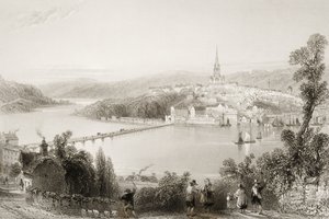 Londonderry, County Londonderry, Kuzey İrlanda, George Virtue, 1860