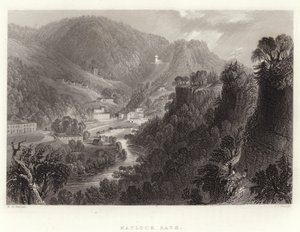 ಮ್ಯಾಟ್ಲಾಕ್ ಬಾತ್ ಟರ್ಕ್ by William Henry Bartlett
