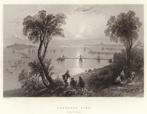 ನ್ಯೂಹೇವನ್ ಪಿಯರ್, (ಫರ್ತ್ ಆಫ್ ಫೋರ್ತ್) ಟರ್ಕ್ by William Henry Bartlett