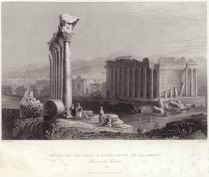 Balbec Harabeleri by William Henry Bartlett