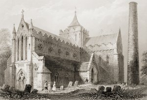 Aziz Canice Katedrali, Kilkenny, Kilkenny, İrlanda, George Virtue, 1860