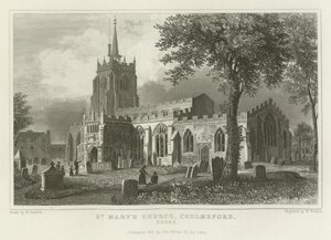 Aziz Mary Kilisesi, Chelmsford, Essex by William Henry Bartlett