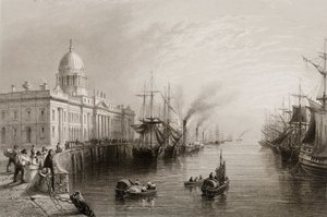 The Custom House, Dublin, George Virtue, 1860