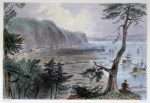 Timber Déposition près de Québec - Bartlett W. H. by William Henry Bartlett