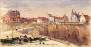 Cullercoats (kağıt üzerine gövde rengi ve sulu boya)