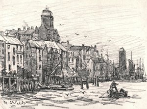 North Shields (kağıt üzerinde kömür)