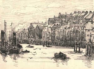 North Shields (kağıt üzerinde kömür)