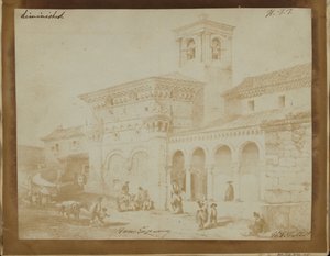 Mağribi Kilisesi Gravürünün Azaltılmış Kopyası by William Henry Fox Talbot