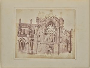 Melrose Manastırı by William Henry Fox Talbot