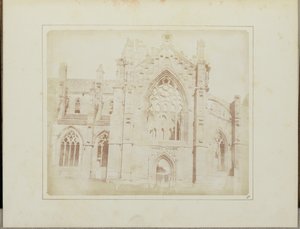 Melrose Manastırı by William Henry Fox Talbot