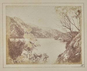 Loch Katrine Manzarası by William Henry Fox Talbot