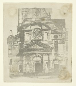 St. Etienne du Mont, Cephe by William Henry Fox Talbot