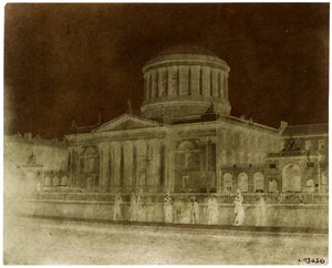 The Four Courts, Dublin (Kağıt Negatif Kamera) by William Henry Fox Talbot