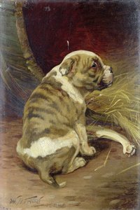 Bir Köpeğe Kemik Ver, 1888 (tahta)