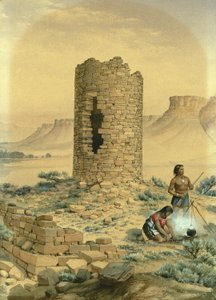 Antik Taş Yuvarlak Kule, 1875.