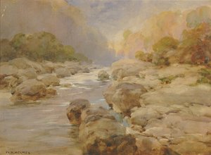 Değiştirilmemiş Rock Creek, yaklaşık 1910. by William Henry Holmes