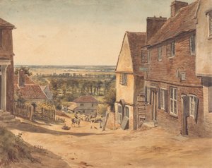 Dagnall Lane, Aziz Albans by William Henry Hunt