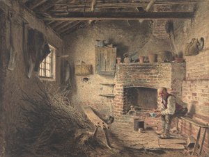 Oduncunun Kahvaltısı Dal Toplayıcının Yemeği, yakl. 1832-34 by William Henry Hunt