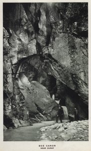 Colorado Kanyonları: Box Canon, Ouray Yakınında (s/b fotoğraf) by William Henry Jackson
