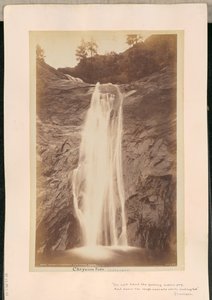 Orta Cascade. Cheyenne Şelalesi by William Henry Jackson