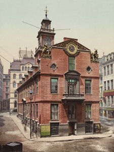 The Old State House, Boston, Massachusetts, c.1900 (fotokrom)