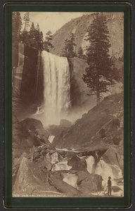 Vernal Şelalesi. Yosemite. by William Henry Jackson