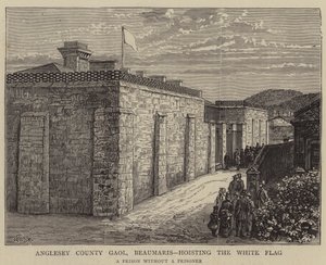 Anglesey County Hapishanesi, Beaumaris, Beyaz Bayrağa ev sahipliği yapıyor by William Henry James Boot