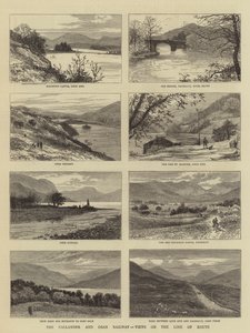 Callander ve Oban Demiryolu, Güzergah Hattı Üzerinden Görünümler by William Henry James Boot