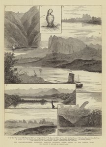 Güney Çin'den Colquhoun-Wahab Seferi, Kanton Nehri'nden Manzaralar by William Henry James Boot