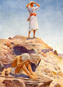 İlyas ve hizmetçisi Karmel Dağı