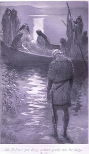 Sir Bedivere, Kral Arthur