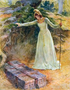 Prenses demir sandığa geldi by William Henry Margetson