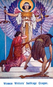 Kadın Yazarlar Oy Hakkı Birliği, 1909 by William Henry Margetson