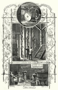 Yer bezi imalatı (gravür) by William Henry Pike