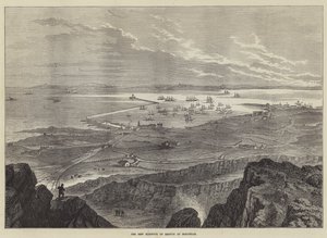 Holyhead'deki Yeni Sığınak Limanı by William Henry Pike