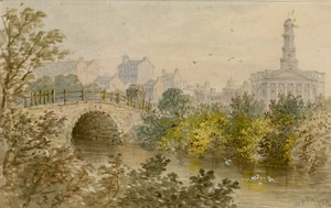 Gölün üzerindeki eski köprü, Regent's Park, Londra