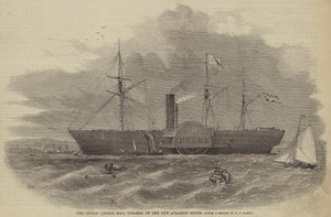 Hint İmparatorluğu, Yeni Atlantik Rotasında Posta Vapuru by William Henry Prior