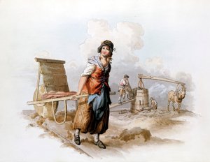 Brickfield, 1808 by William Henry Pyne