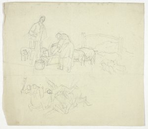 Domuz besleme by William Henry Pyne