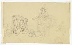 Paket Hayvanlı Köylüler by William Henry Pyne