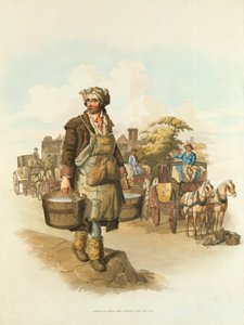 Su taşıyıcı, 1808 by William Henry Pyne