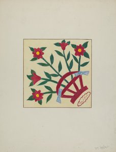 Parçalı Yorgan 1 Kare, c. 1940.