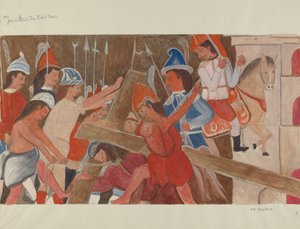 Haç İstasyonu No. 3: İsa İlk Kez Düşüyor, c. 1936.