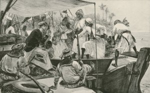 Bir İngiliz Deniz Subayı, Bir Arap Köle Gemisini Elden Geçiriyor (lito)