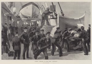 Gemide Aksiyon Tatbikatı HMS Avustralya by William Heysham Overend