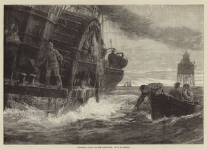 Deniz Feneri için Noel Kağıtları by William Heysham Overend