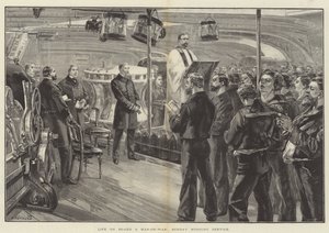 Savaş Adamı Gemide Yaşam, Pazar Sabahı Servisi by William Heysham Overend